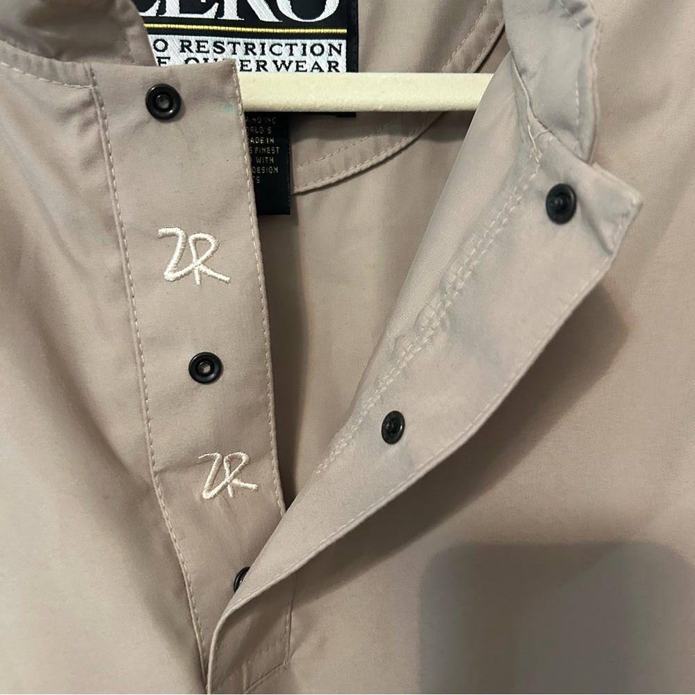 Zero Restriction Golf Outerwear Tan Microfiber Men’s Pullover Vest Size Large - Picture 3 of 7